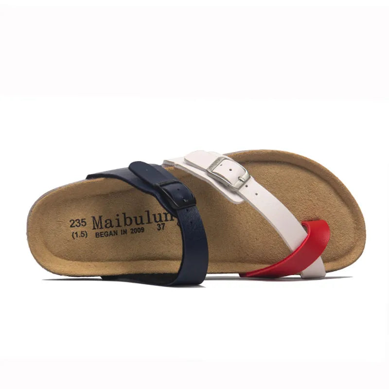 Milari Sandal - Blue, White and Red